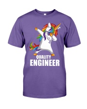 Quality Engineer Unicorn Dabbing Premium Fit Mens Tee tile