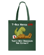 Paramedic T Rex Hates CPR Emergency EMS Gift Tote Bag tile