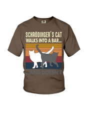 Schroedingers Cat Quantum Physics Science Youth T-Shirt tile