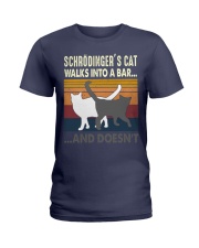 Schroedingers Cat Quantum Physics Science Ladies T-Shirt tile