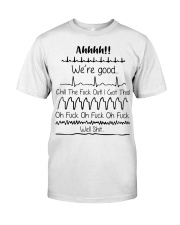 EKG Status Funny Gift For Nurse Doctor Premium Fit Mens Tee tile