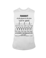 EKG Status Funny Gift For Nurse Doctor Sleeveless Tee tile