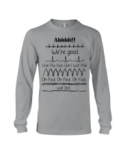 EKG Status Funny Gift For Nurse Doctor Long Sleeve Tee tile