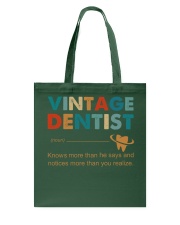 Vintage Dentist Knows More Than He Says Tote Bag thumbnail