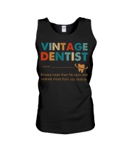 Vintage Dentist Knows More Than He Says Unisex Tank thumbnail