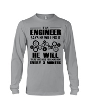 If Engineer Say Fix It He Will Long Sleeve Tee tile
