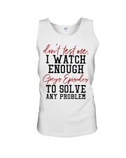 Watch Enough To Episodes Solve Problem Doctor Gift Unisex Tank tile