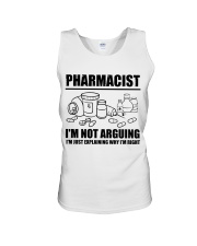 Pharmacist I'm Not Arguing Unisex Tank tile