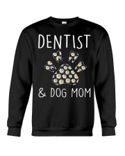 Dentist and Dog Mom Crewneck Sweatshirt tile