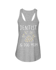 Dentist and Dog Mom Ladies Flowy Tank tile