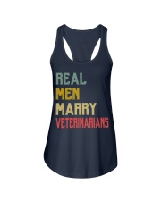 Real Men Marry Veterinarians Ladies Flowy Tank thumbnail