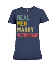 Real Men Marry Veterinarians Premium Fit Ladies Tee thumbnail