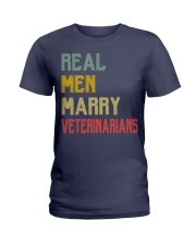 Real Men Marry Veterinarians Ladies T-Shirt thumbnail