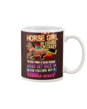 I'm Horse Girl Of Course I'm Crazy Mug tile