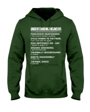 Understanding Engineers Funny Men Engineering Hooded Sweatshirt front