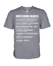 Understanding Engineers Funny Men Engineering V-Neck T-Shirt tile