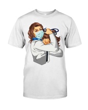 Women Doctor Strong Can Do It During Pandemic Premium Fit Mens Tee tile