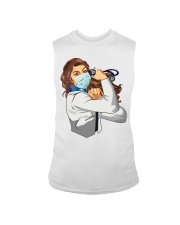 Women Doctor Strong Can Do It During Pandemic Sleeveless Tee tile