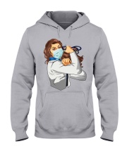 Women Doctor Strong Can Do It During Pandemic Hooded Sweatshirt front