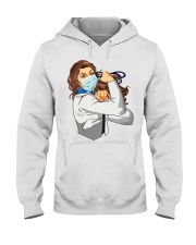 Women Doctor Strong Can Do It During Pandemic Hooded Sweatshirt tile