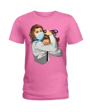 Women Doctor Strong Can Do It During Pandemic Ladies T-Shirt tile