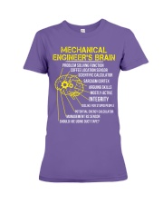 Mechanical Engineers Brain Thinking Funny Gift Premium Fit Ladies Tee tile