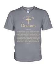 A Prayer For Doctors V-Neck T-Shirt thumbnail