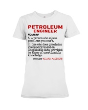 Petroleum Engineer Noun Premium Fit Ladies Tee tile