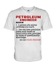Petroleum Engineer Noun V-Neck T-Shirt tile