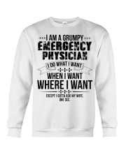 I Am A Grumpy Emergency Physician Crewneck Sweatshirt thumbnail