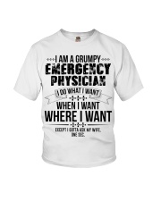 I Am A Grumpy Emergency Physician Youth T-Shirt thumbnail