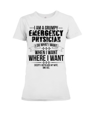 I Am A Grumpy Emergency Physician Premium Fit Ladies Tee thumbnail