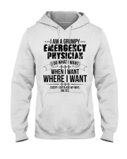 I Am A Grumpy Emergency Physician Hooded Sweatshirt thumbnail