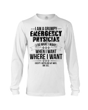 I Am A Grumpy Emergency Physician Long Sleeve Tee thumbnail