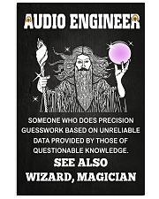 Audio Engineer See Also Wizard Magician 11x17 Poster front