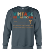 Vintage Geriatrician Knows More Than He Says Crewneck Sweatshirt thumbnail