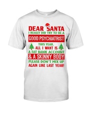 Dear Santa Good Psychiatrist Premium Fit Mens Tee tile