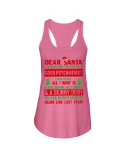 Dear Santa Good Psychiatrist Ladies Flowy Tank tile
