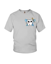 Tooth Fairy Dental Women Dentist Gift Youth T-Shirt tile