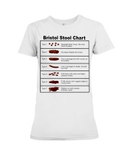 Bristol Stool Medical Poop Chart Nursing Gift Premium Fit Ladies Tee tile