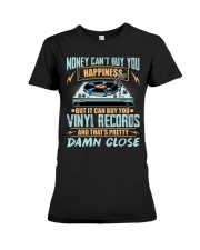 Money Cant Buy Happiness But Vinyl Record Premium Fit Ladies Tee thumbnail
