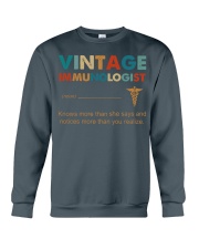 Vintage Immunologist Knows More Than She Says Crewneck Sweatshirt thumbnail
