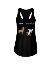 Unicorn Dance Psychiatrist Women Cooler Doctor Ladies Flowy Tank front