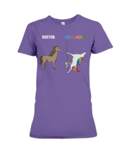 Unicorn Dance Psychiatrist Women Cooler Doctor Premium Fit Ladies Tee tile