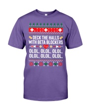 Funny Nurse Christmas Shirt Ugly Xmas Premium Fit Mens Tee tile