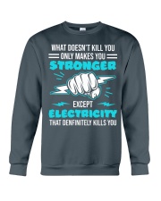 What Doesn't Kill You Electricity Electrical Crewneck Sweatshirt tile