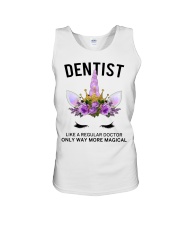 Dentist Like Regular Doctor Unicorn Flower Gift Unisex Tank tile