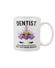 Dentist Like Regular Doctor Unicorn Flower Gift Mug tile