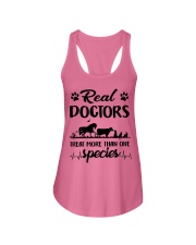Real Doctors Treat More Than One Species Ladies Flowy Tank tile