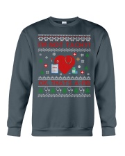 Nursing Not Tachy It's A-FIB Christmas Crewneck Sweatshirt tile